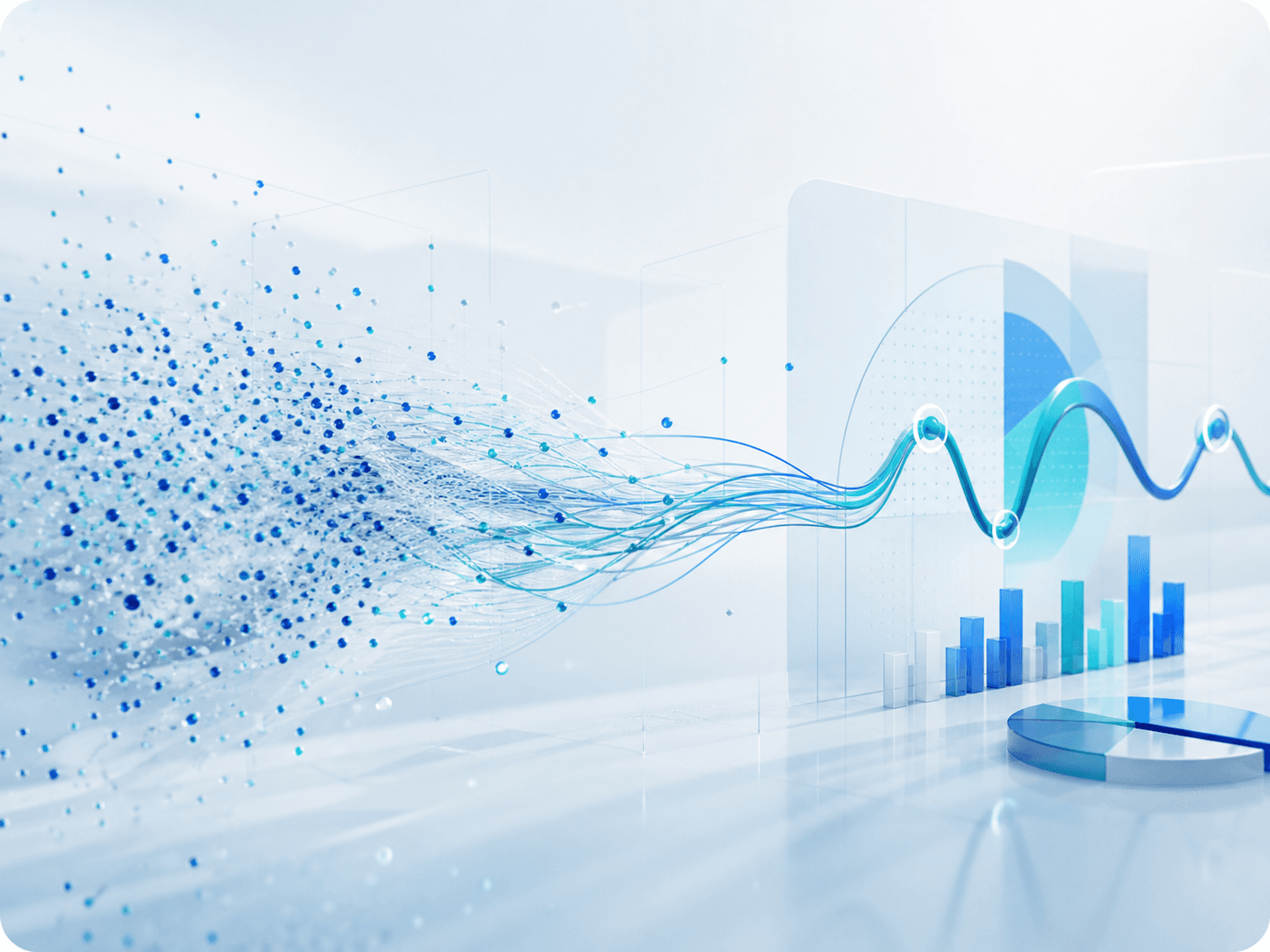 Scattered information resolving into a clear analytical signal